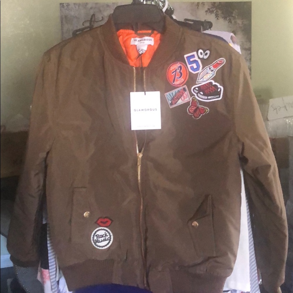 Glamorous bomber jacket